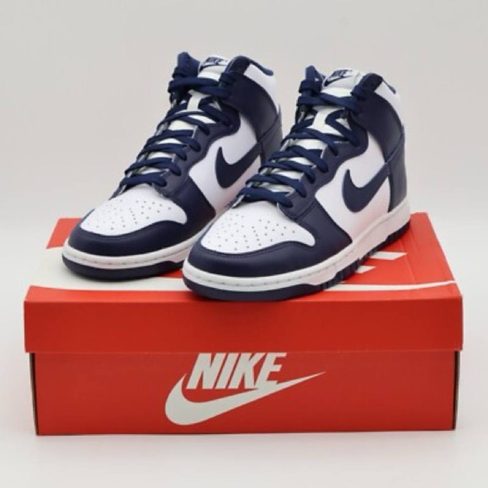 Nike ‘Championship Navy’ Dunk High Sneakers